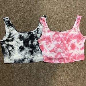 Tie Dye Tank Tops 2 pieces
